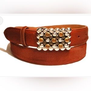 Pat Areias Sterling Silver Citrine Half Ball Buckle